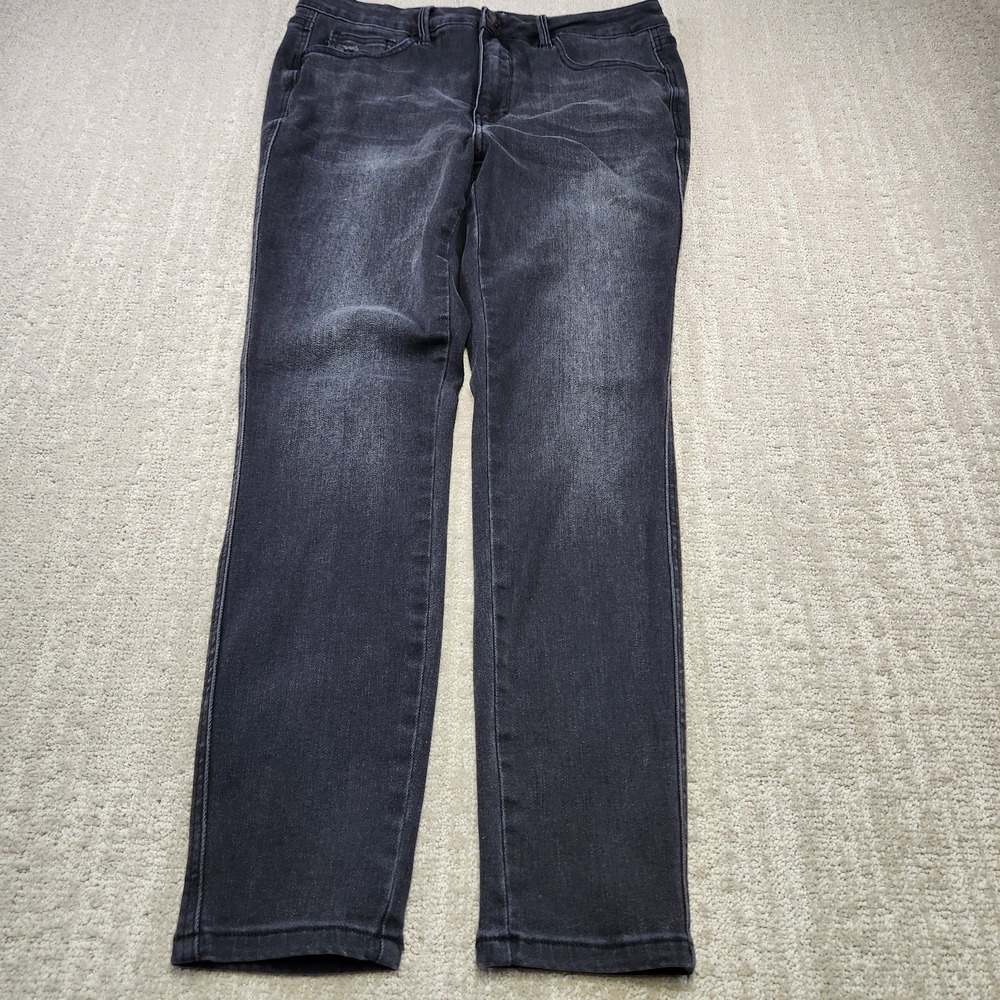 Judy Blue Jeans Women 13 31 Black Stretch Denim Skinny Fit High Rise Waist